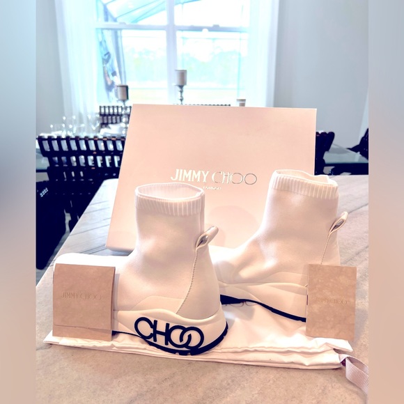 Jimmy Choo Raine Sock/f sneaker boots -Brand New - Picture 8 of 10
